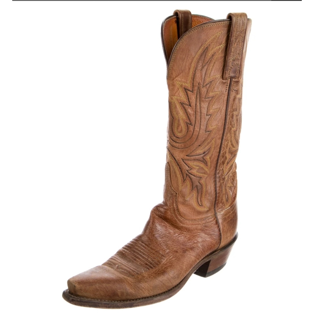 COPY - 1883 by Lucchese Leather Embroidered Western Country Cowboy Boots size 7